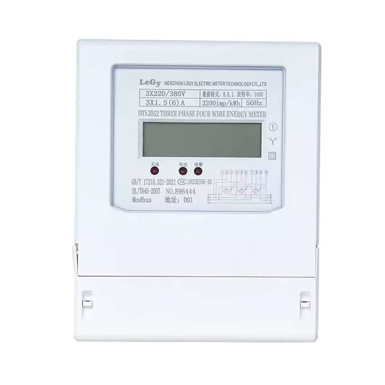 Zuzeneko konektatutako kWh trifasikoko energia kontagailua